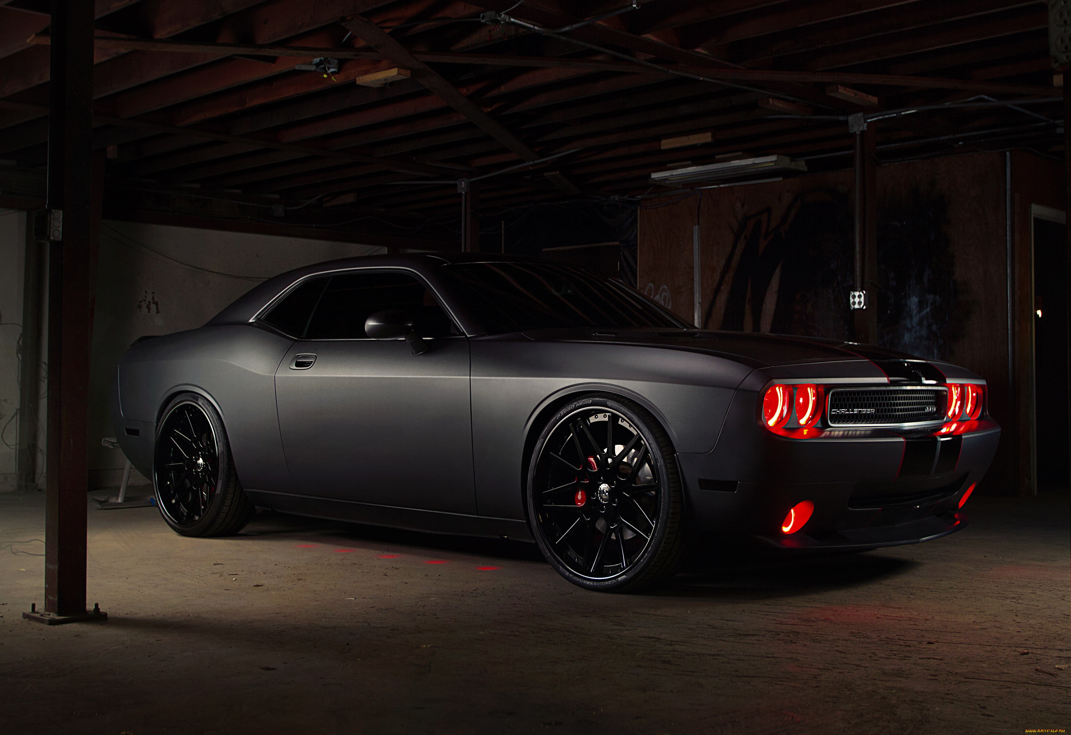 , dodge, matte, challenger